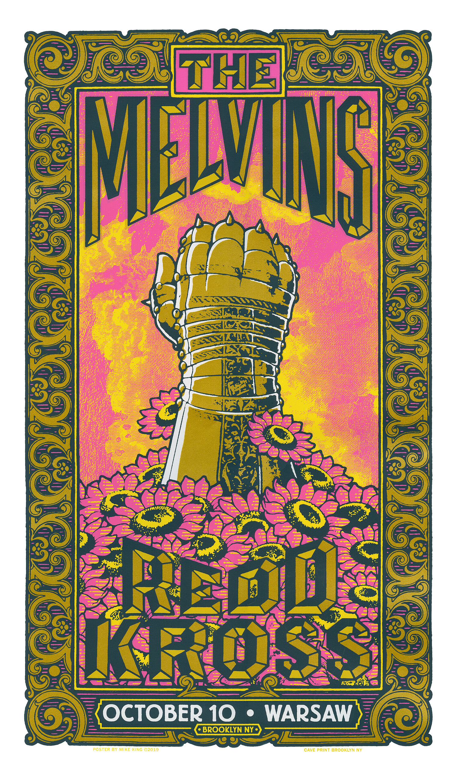 Melvins Redd Kross poster — Crash America